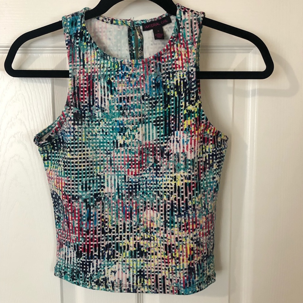 Multicolored fitting tank top